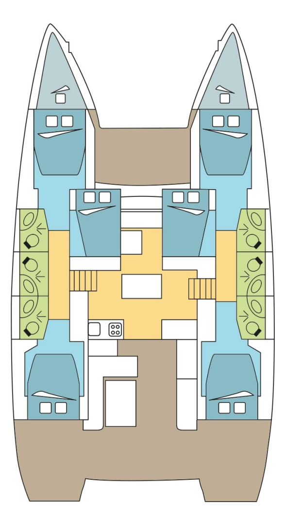 Noleggio Catamarano con o senza skipper Lagoon a Parham Town