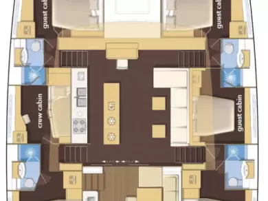 Noleggio Catamarano Lagoon con patente nautica