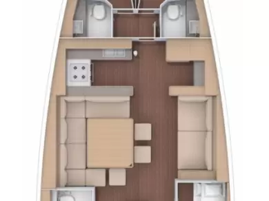 Noleggio Barca a vela a Mykonos (Isola) – Dufour Dufour 560 Grand Large