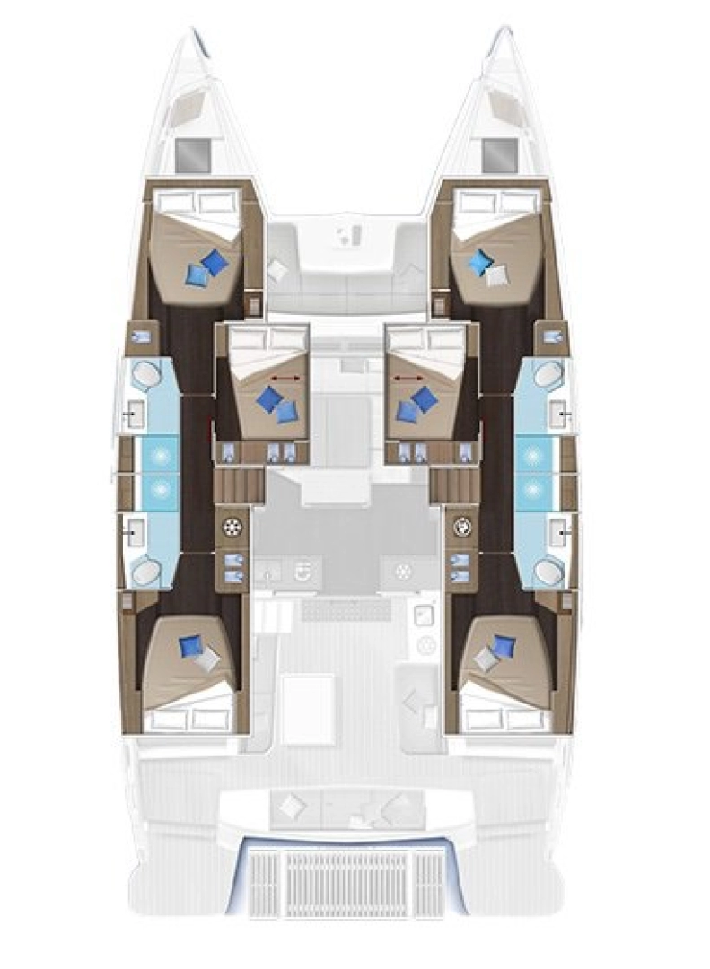 Noleggio barche Lagoon Lagoon 51 a Álimos su Samboat