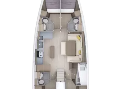 Noleggio barche Gouviá economico Oceanis 52 - 6 cab.