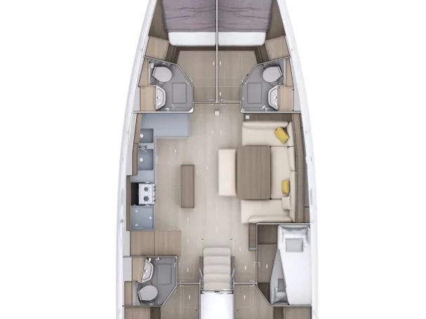 Noleggio Barca a vela a Álimos – Bénéteau Oceanis 52 - 6 cab.