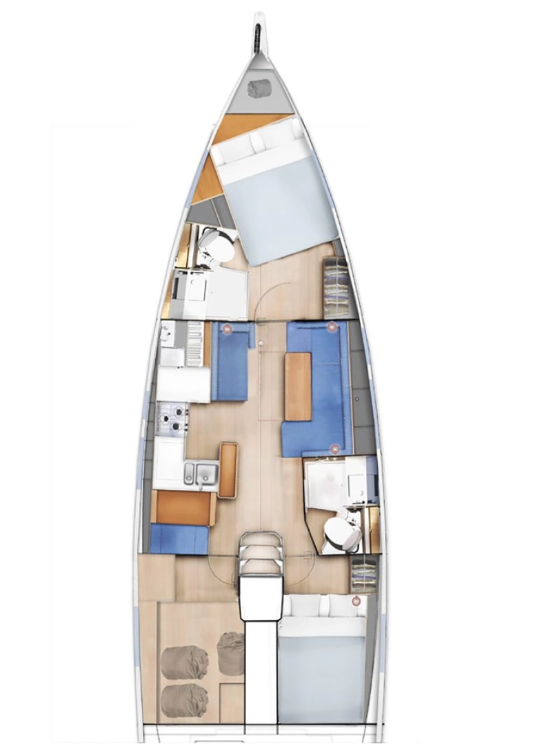 Noleggiare una Jeanneau Sun Odyssey 410 a Lefkáda