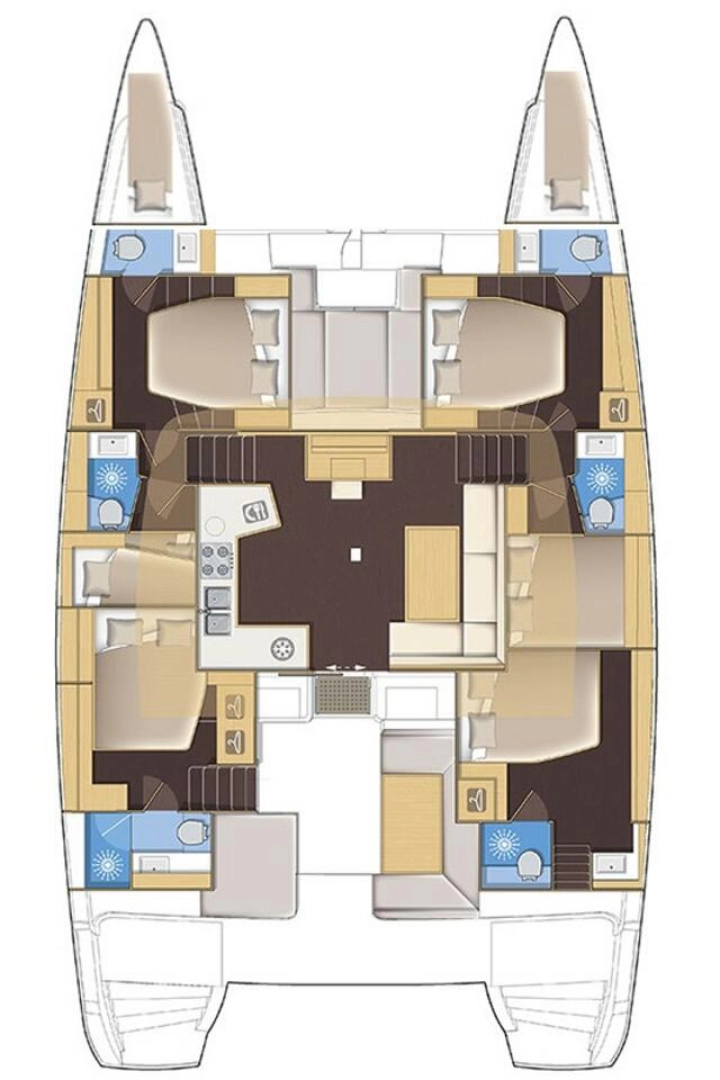 Noleggio a Trogir – Lagoon Lagoon 52 F su SamBoat