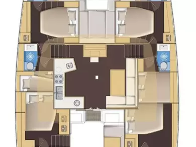 Noleggio a Trogir – Lagoon Lagoon 52 F su SamBoat