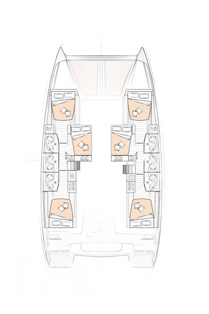 Noleggio Catamarano Excess con patente nautica