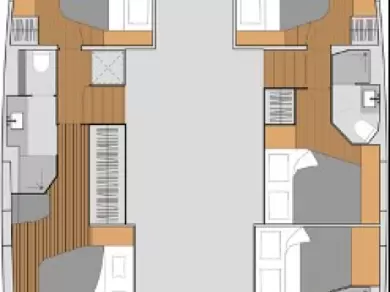 Noleggio barche Fountaine Pajot Aura 51 a Saint-Raphaël su Samboat