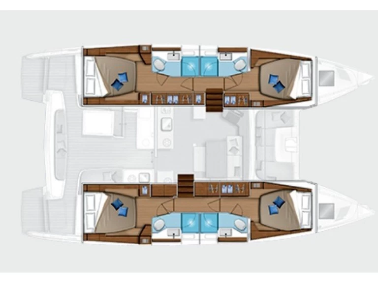 Noleggio Catamarano a Álimos – Lagoon Lagoon 46
