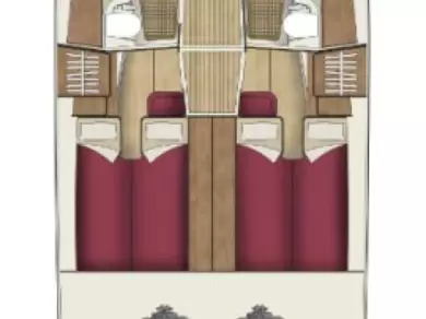 Noleggiare una Sas Vektor ADRIANA 44 a Zaravecchia (Biograd)