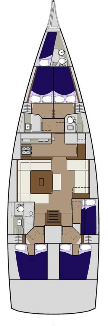 Dufour Dufour 560 Grand Large da affittare a  Gouviá