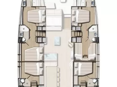 Noleggio Catamarano a Road Town – Bali Bali 5.4