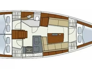 Noleggio barche Préveza economico Hanse 345