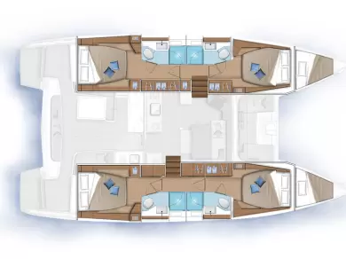 Noleggio Catamarano con o senza skipper Lagoon a Gouviá