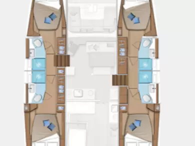 Noleggio barche Lagoon Lagoon 46 a Álimos su Samboat