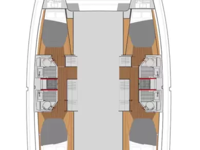 Noleggio Catamarano Fountaine Pajot con patente nautica