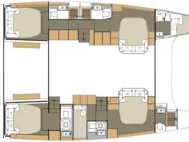 Noleggio barche Dufour Dufour Catamarans 48 Sail a Primošten su Samboat