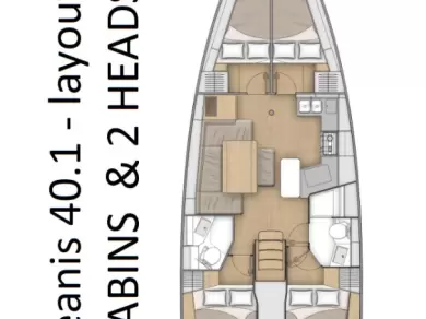 Noleggio barche Pomer economico Oceanis 40.1