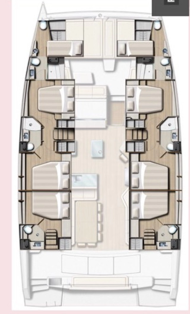 Noleggio Catamarano con o senza skipper Bali a Lefkáda