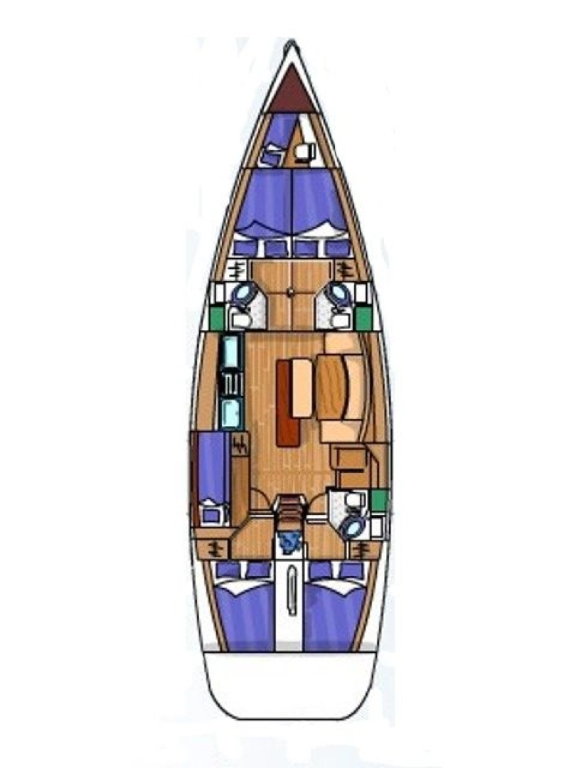 Noleggio Barca a vela Bénéteau con patente nautica