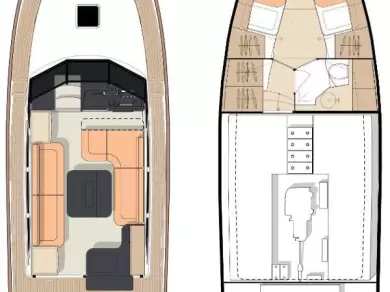 Noleggio Yacht di lusso Greenline Yachts con patente nautica