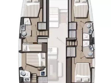 Noleggio Catamarano a Sukošan – Bali Bali 4.6