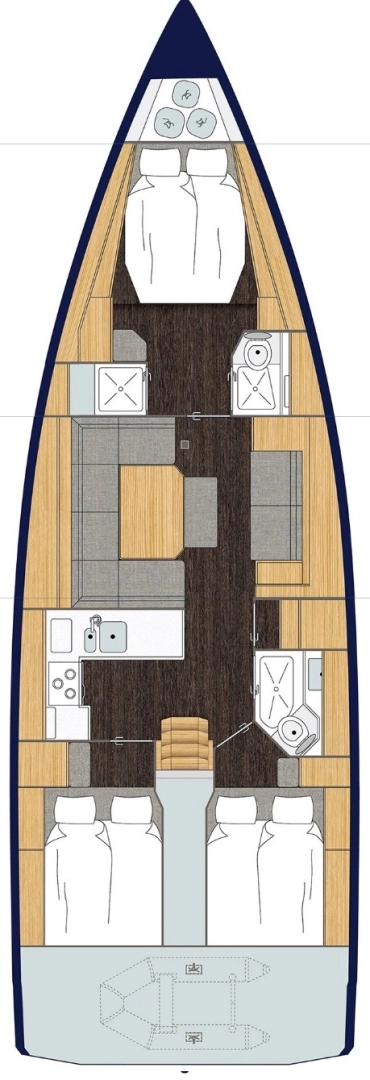 Noleggio Barca a vela Bavaria con patente nautica