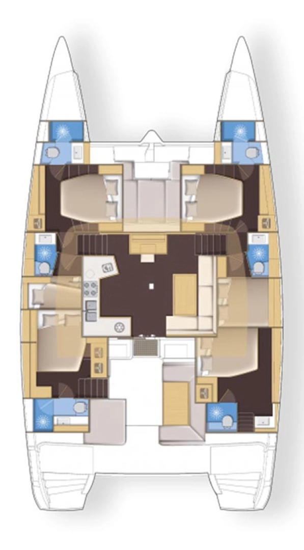 Noleggio Catamarano a Álimos – Lagoon Lagoon 52