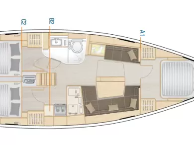 Noleggio barche Fethiye economico Hanse 418