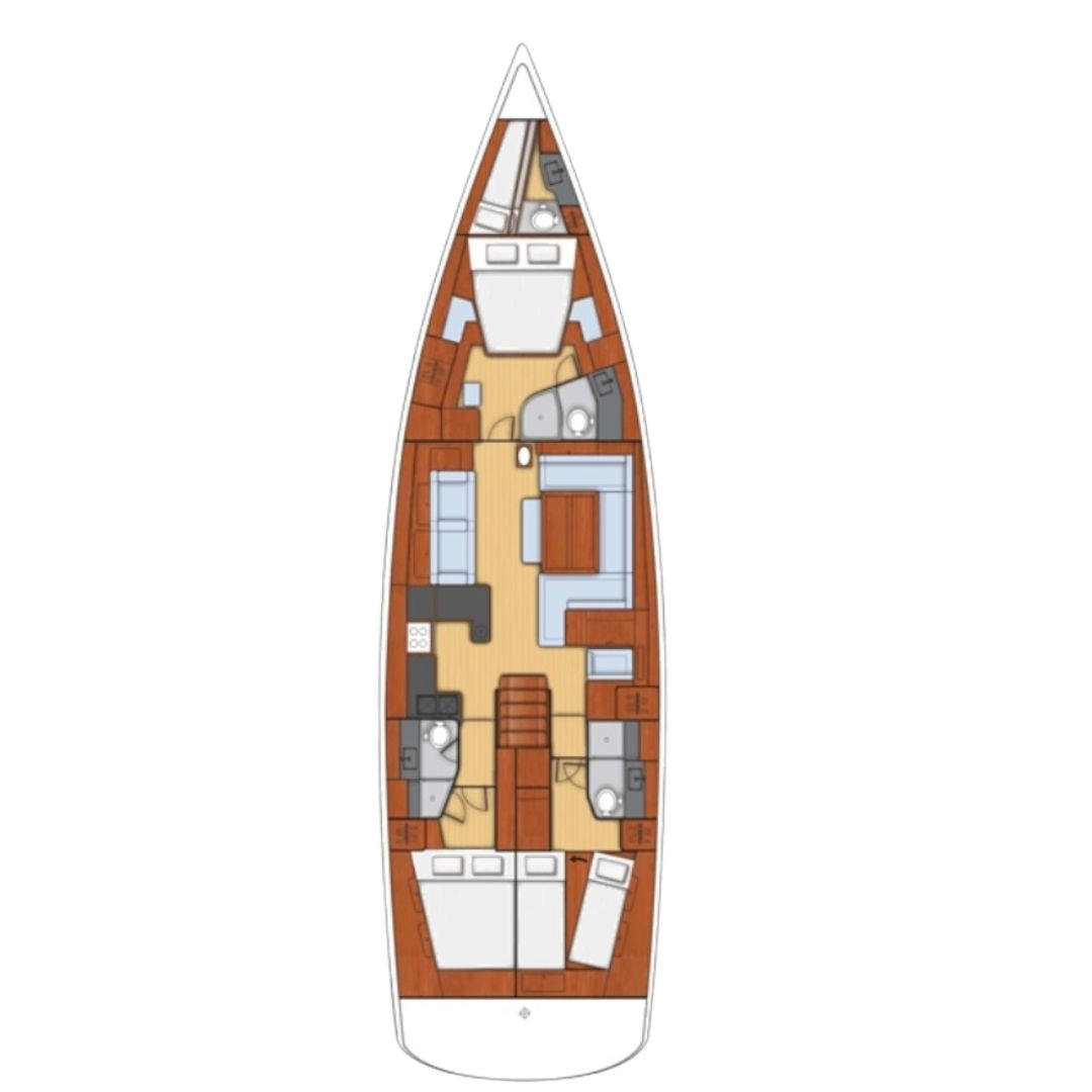 Noleggio barche Castelli economico Oceanis 60