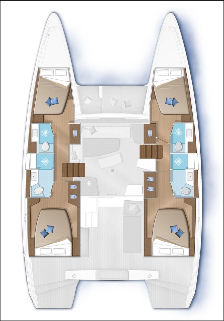 Noleggio barche Seget Donji economico Lagoon 42