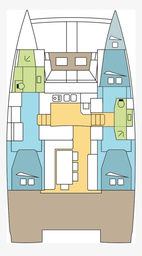 Noleggio Catamarano a Praslin Island – Bali Bali 4.1