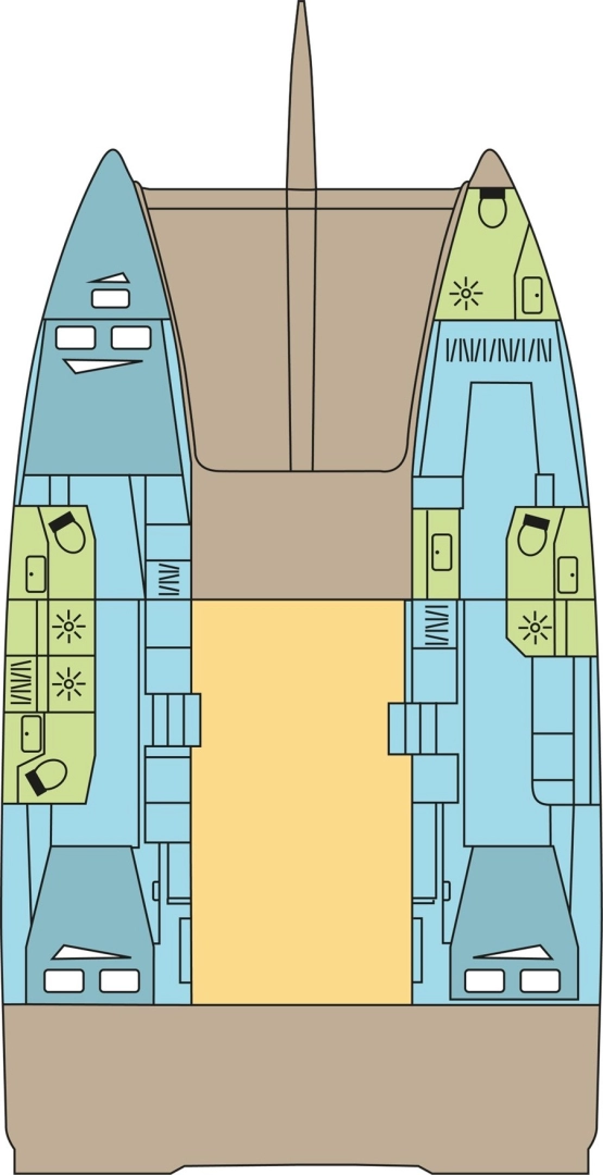 Noleggio Catamarano Excess con patente nautica