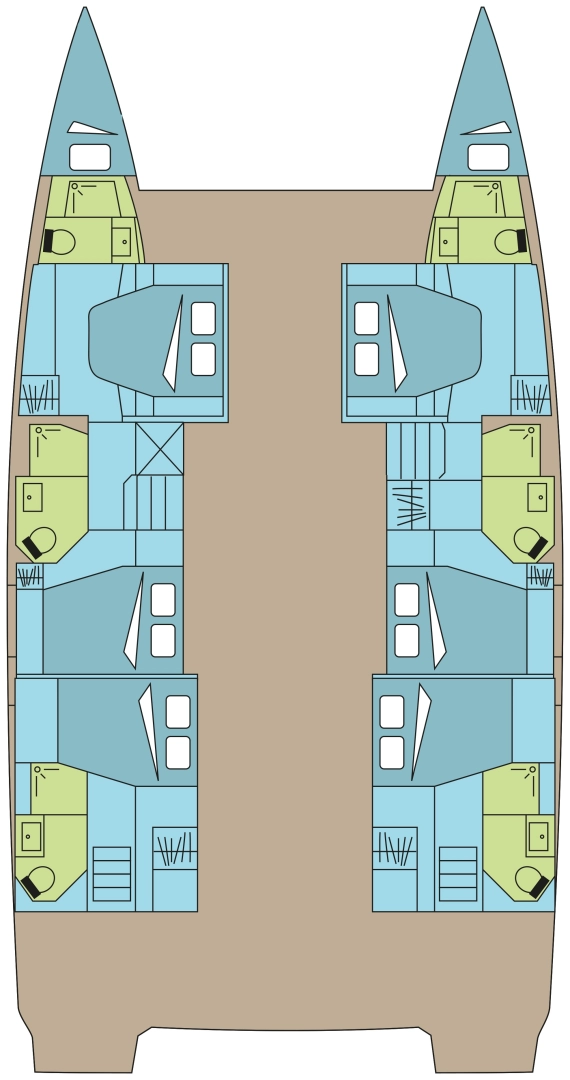 Noleggio barche Fountaine Pajot Fountaine Pajot Aura 51 SMART ELECTRIC - 5 cab. a Pozzuoli su Samboat