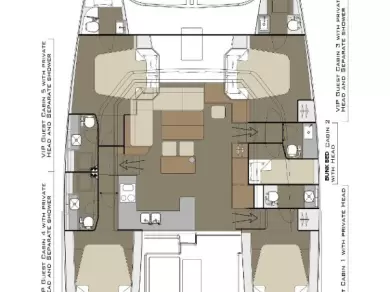 Noleggiare una Dufour Dufour Catamarans 48 Sail a Castelli