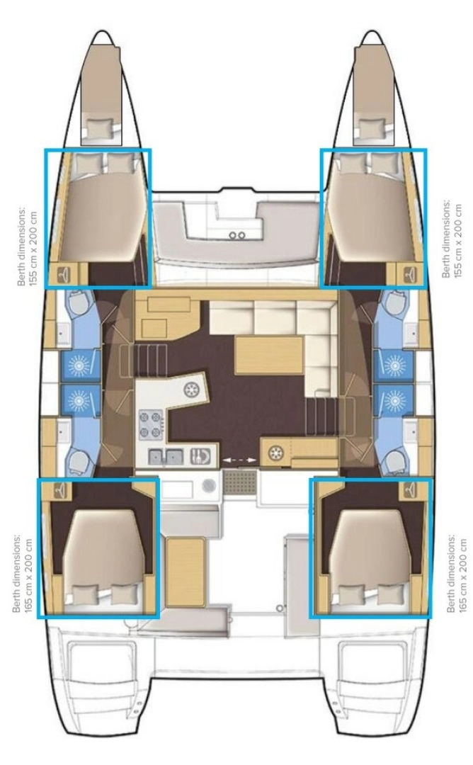 Noleggio a Castelli – Lagoon Lagoon 450 F su SamBoat