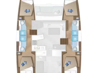 Noleggio barche Álimos economico Lagoon 450 F