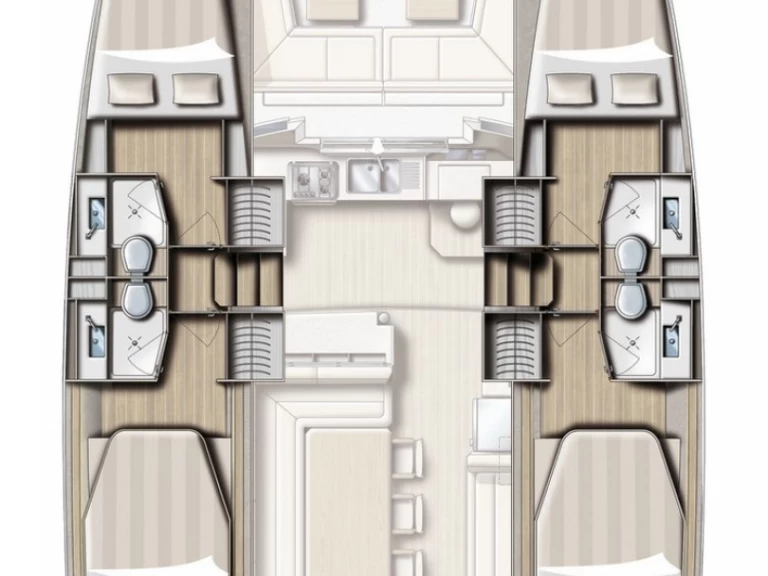 Noleggio Catamarano a Gouviá – Bali Bali 4.1