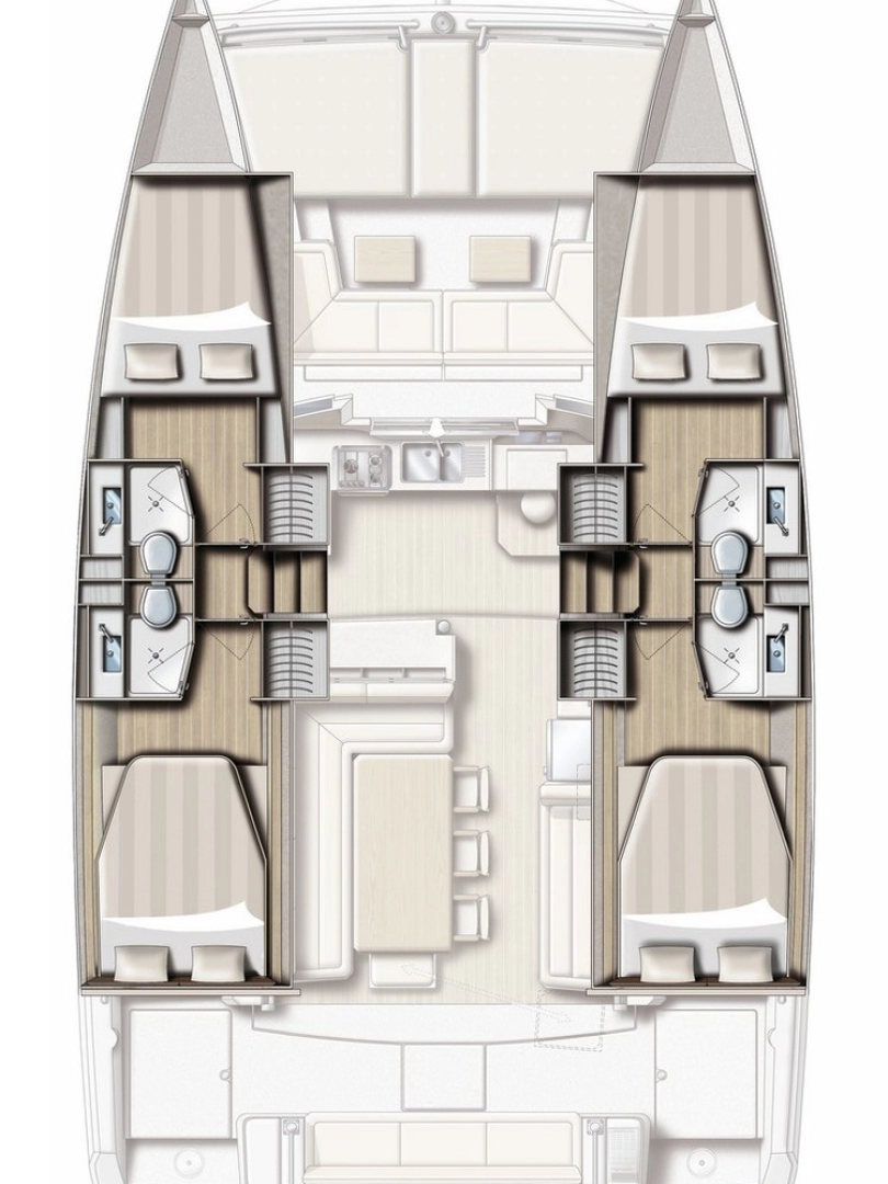 Noleggio Catamarano a Gouviá – Bali Bali 4.1