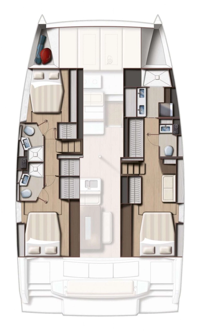 Noleggio Catamarano Bali con patente nautica