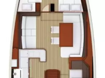 Noleggio Barca a vela Jeanneau con patente nautica