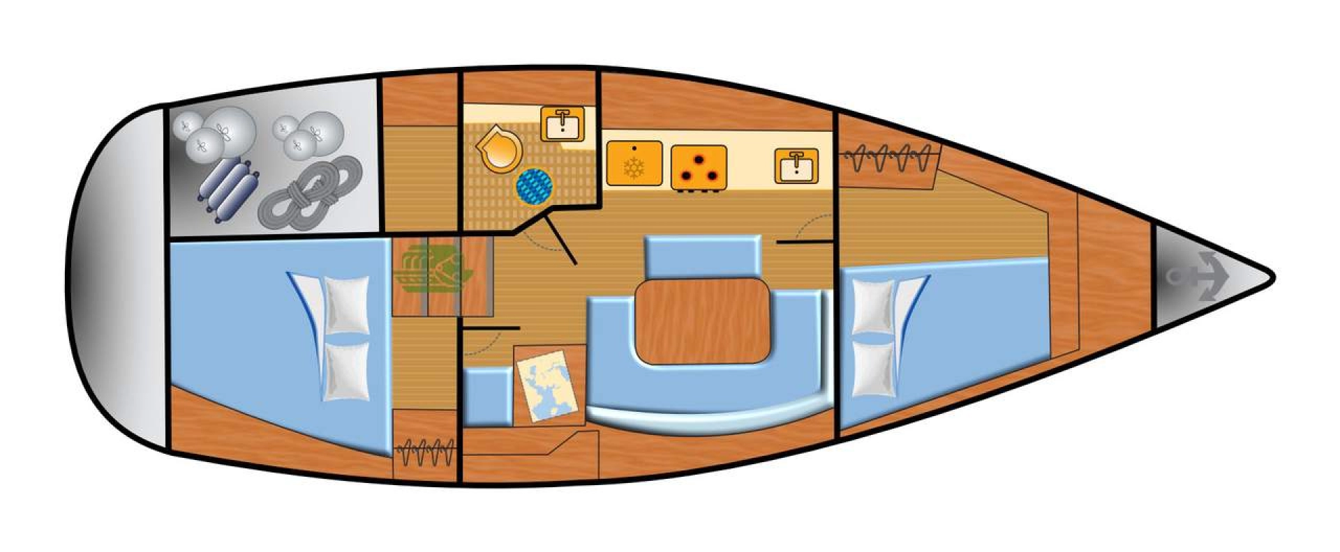 Noleggiare una Dufour Dufour 365 Grand Large a Barth