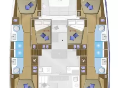 Noleggiare una Lagoon Lagoon 50 a Parham Town