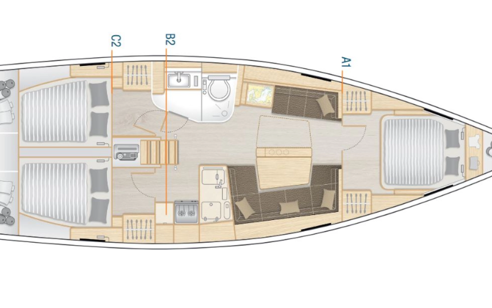 Noleggio Barca a vela 69 con patente nautica