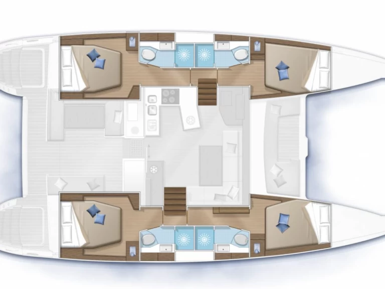 Lagoon LAGOON 450 S  da affittare a  Figari