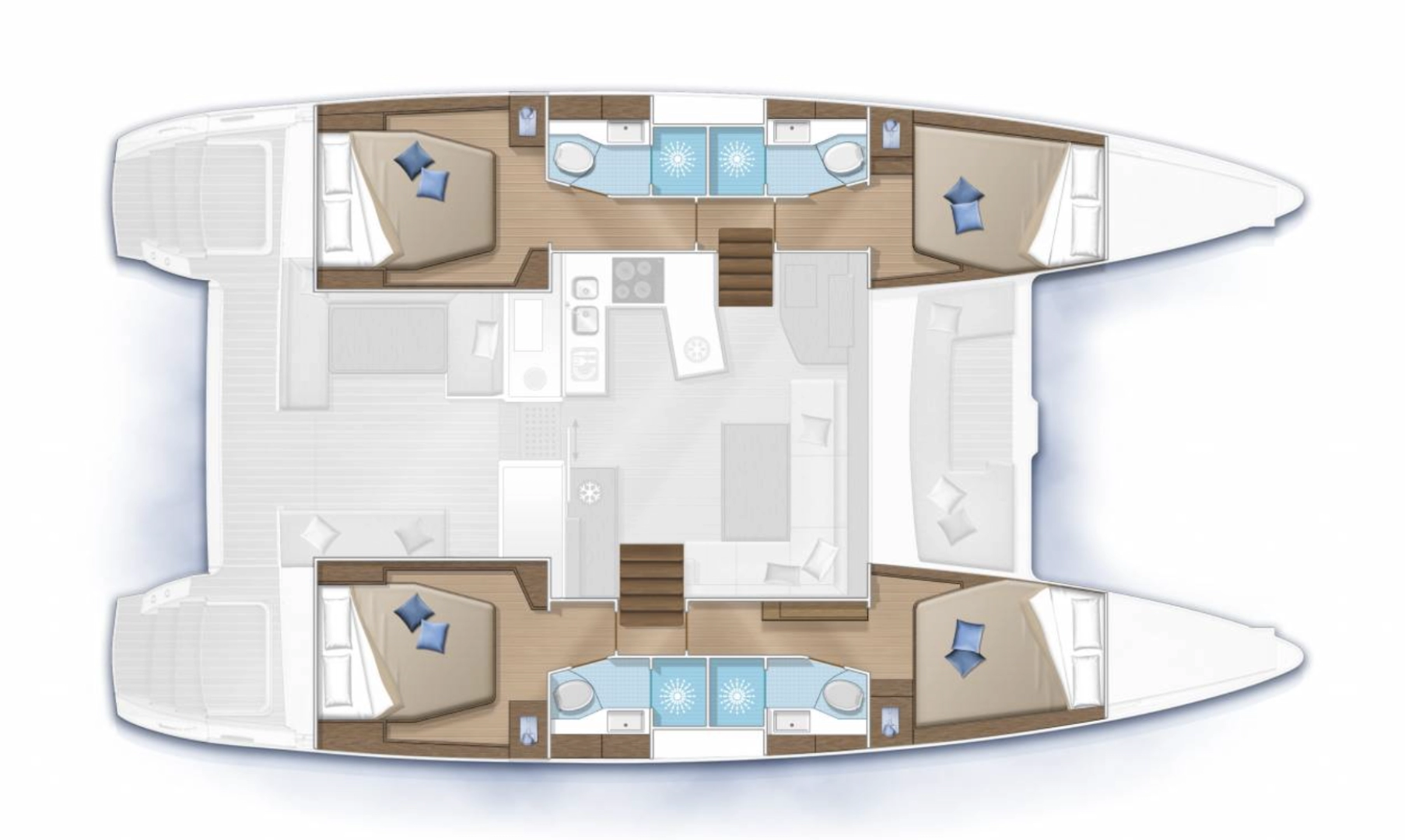 Lagoon LAGOON 450 S  da affittare a  Figari