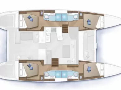 Lagoon LAGOON 450 S  da affittare a  Figari