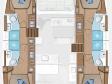 Noleggio barche Trogir economico Lagoon 46