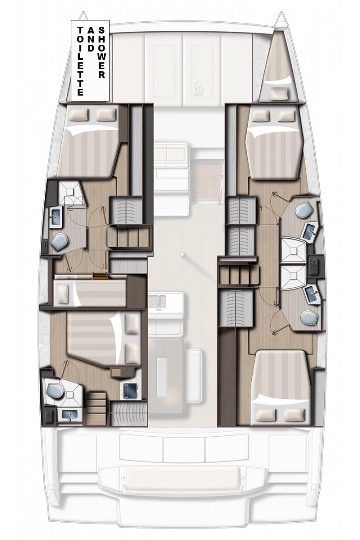 Noleggio Catamarano Bali con patente nautica