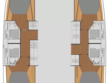 Noleggio Catamarano Fountaine Pajot con patente nautica