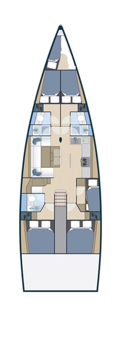 Noleggio barche Seget Donji economico More 55